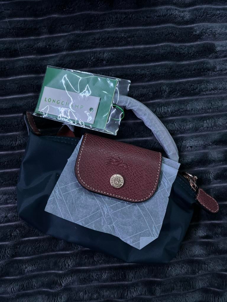 Longchamp tas mini donderblauw, Ophalen of Verzenden, Zo goed als nieuw