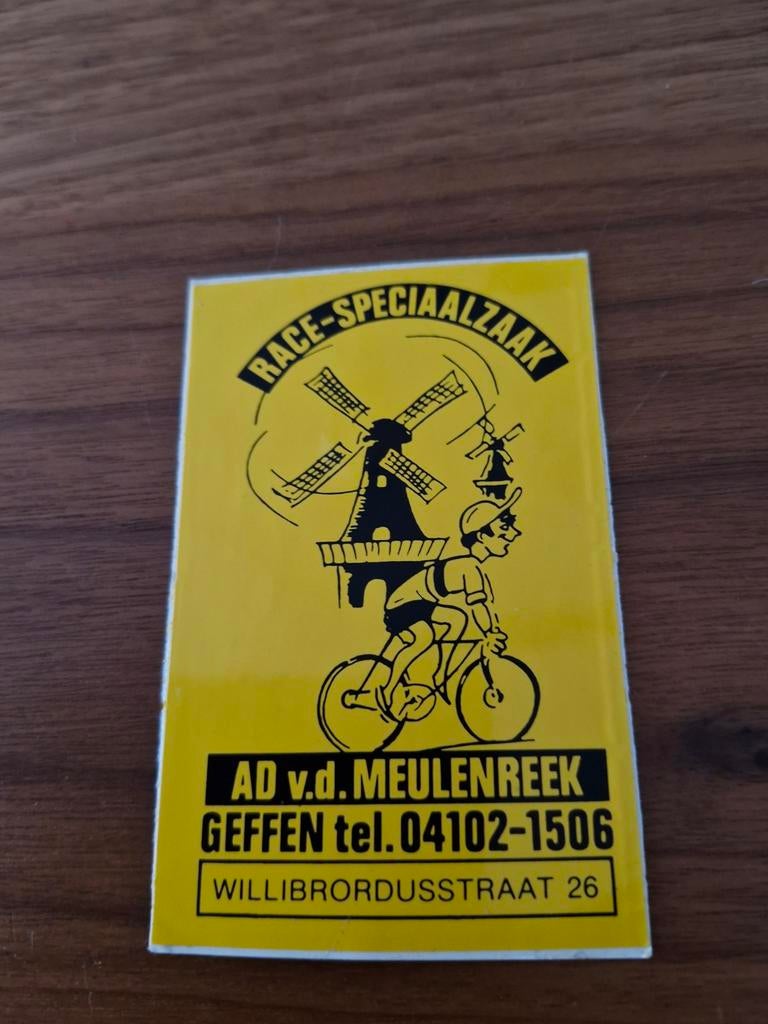 5425 Vintage Race-Speciaalzaak Sticker, Ophalen of Verzenden, Gebruikt