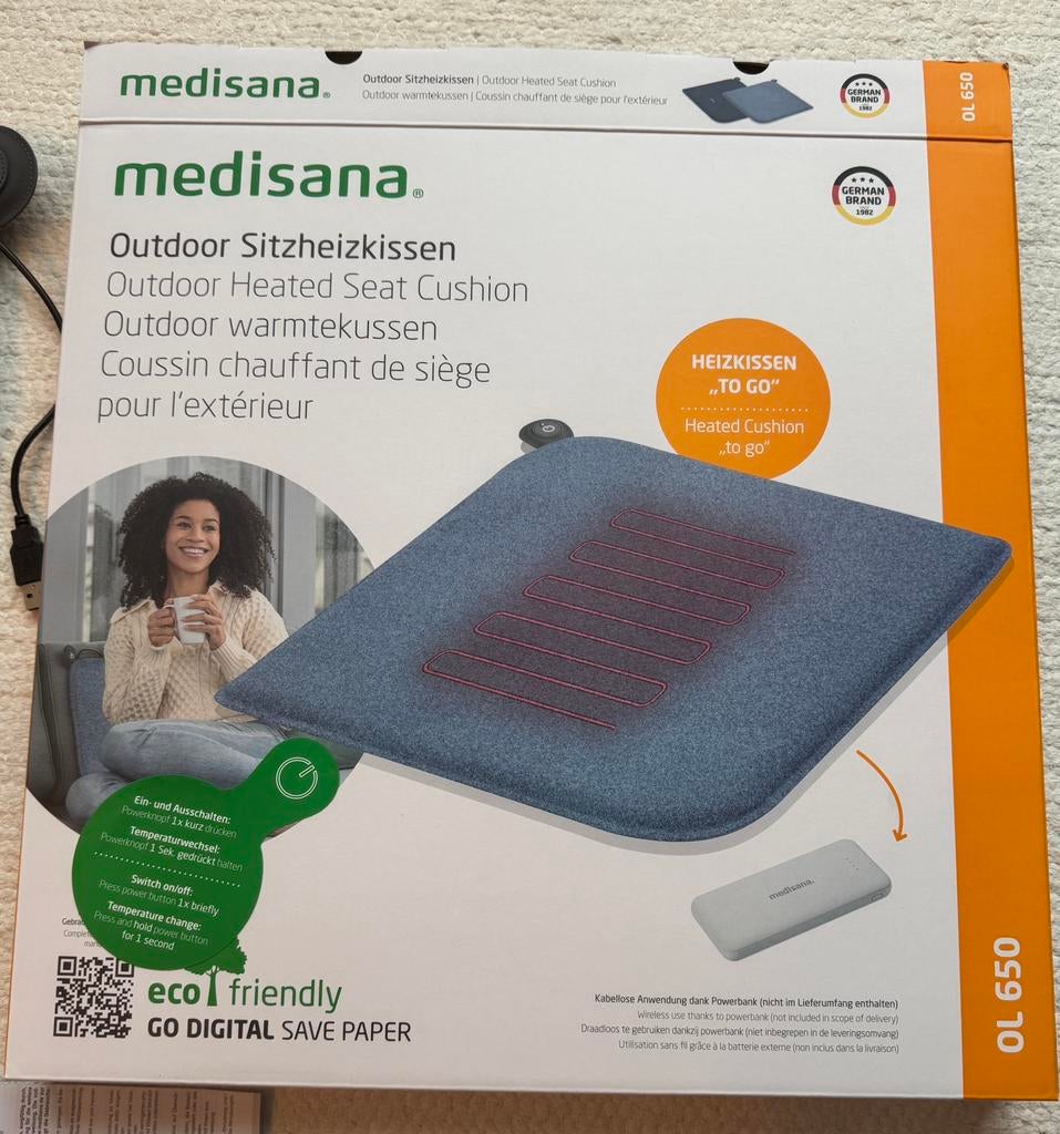 Warmtekussen, Ophalen of Verzenden, Nieuw, Blauw, Vierkant