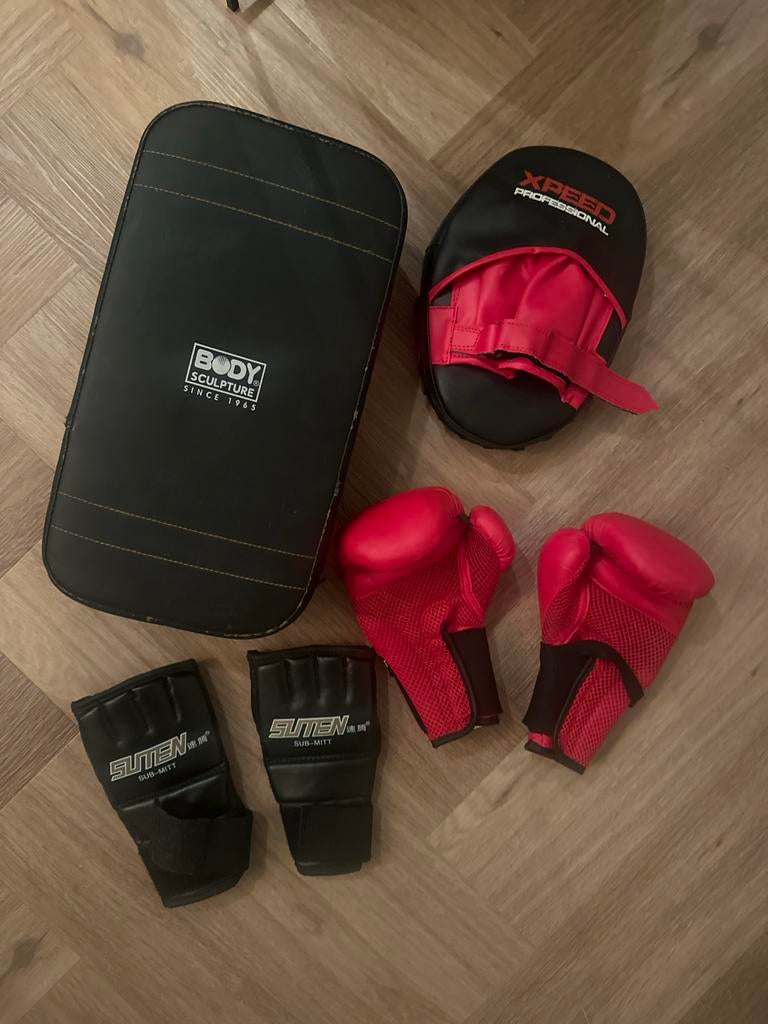 Kickboks / Martial Arts Set, Ophalen of Verzenden, Gebruikt, Bokshandschoenen