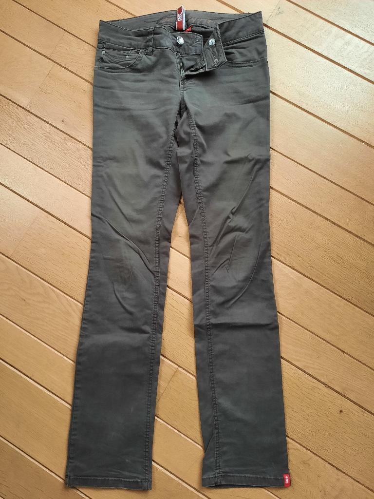 EDC by Esprit spijkerbroek bruin Model FIVE maat 36 Long, Ophalen of Verzenden, Zo goed als nieuw, Overige kleuren, W28 - W29 (confectie 36)