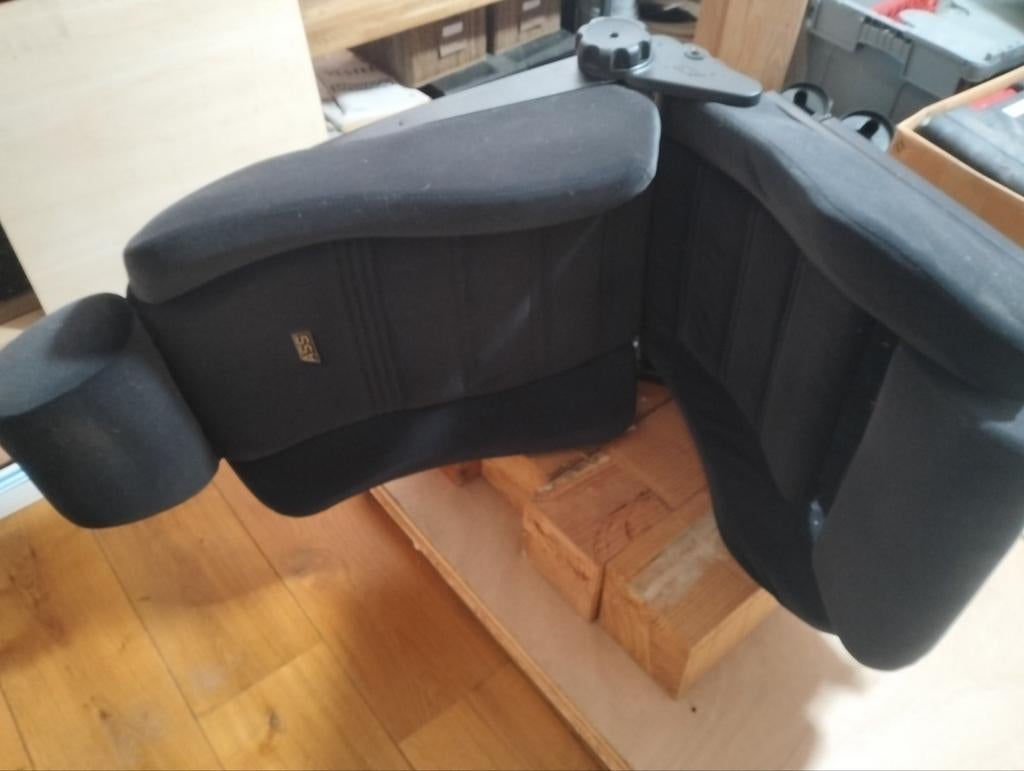 ASS Comfortabele autostoel met verstelbare beensteun, Caravans en Kamperen, Kampeeraccessoires, Gebruikt, Ophalen