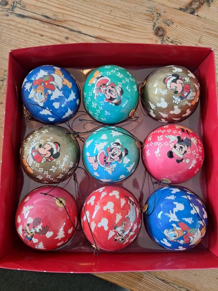 Disney Mickey Mouse en Donald Duck kerstballen, Ophalen of Verzenden, Nieuw