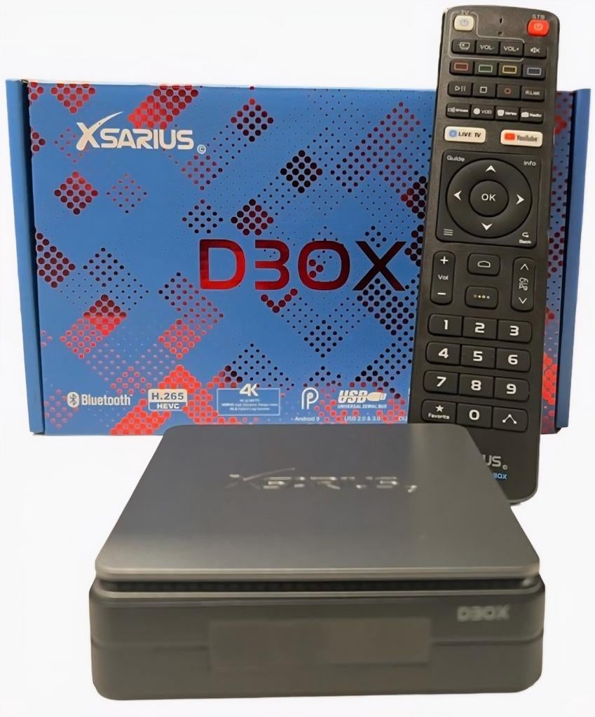 Xsarius D30x 4K IPTV MediaBox, Audio, Tv en Foto, Mediaspelers, Ophalen of Verzenden, Gebruikt, HDMI, Minder dan 500 GB