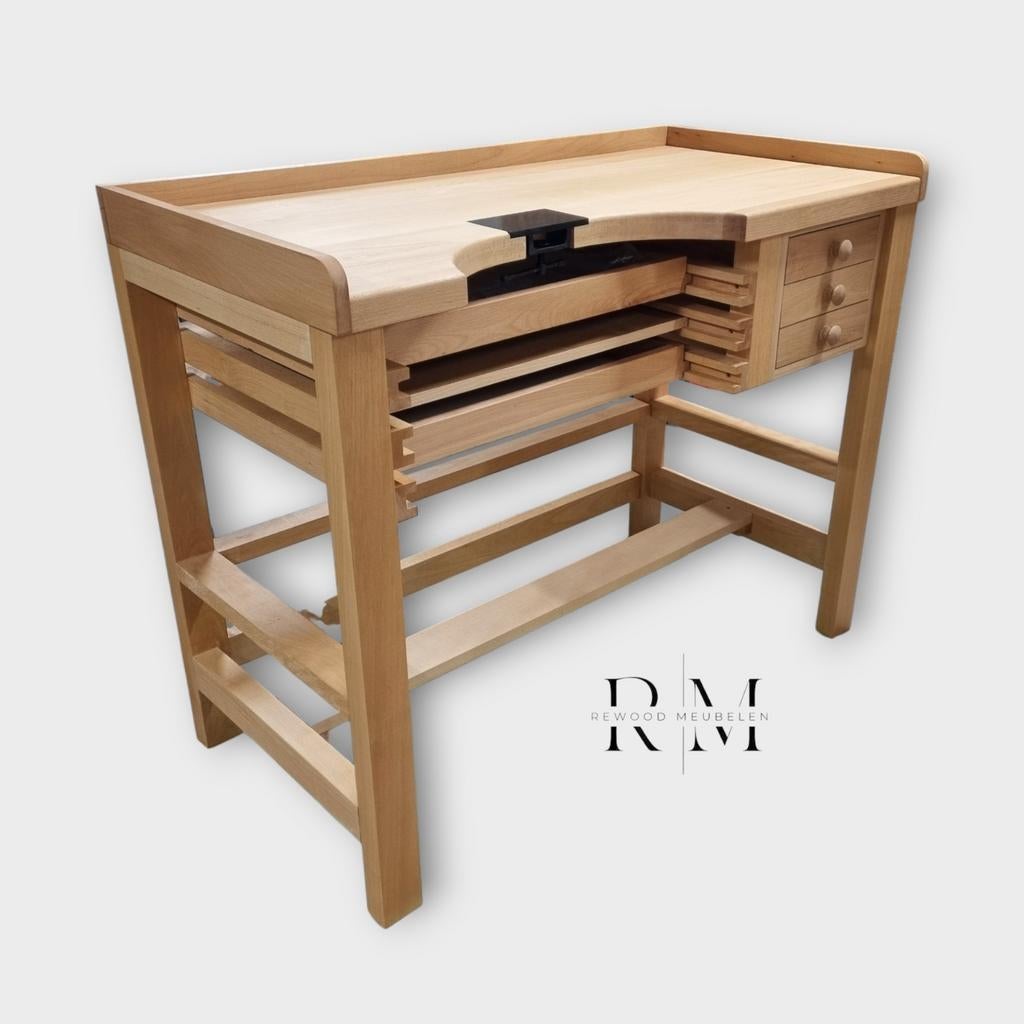 Edelsmid Goudsmid Werkbank/ Stavelij Nieuw, ., Nieuw, Ophalen of Verzenden, .