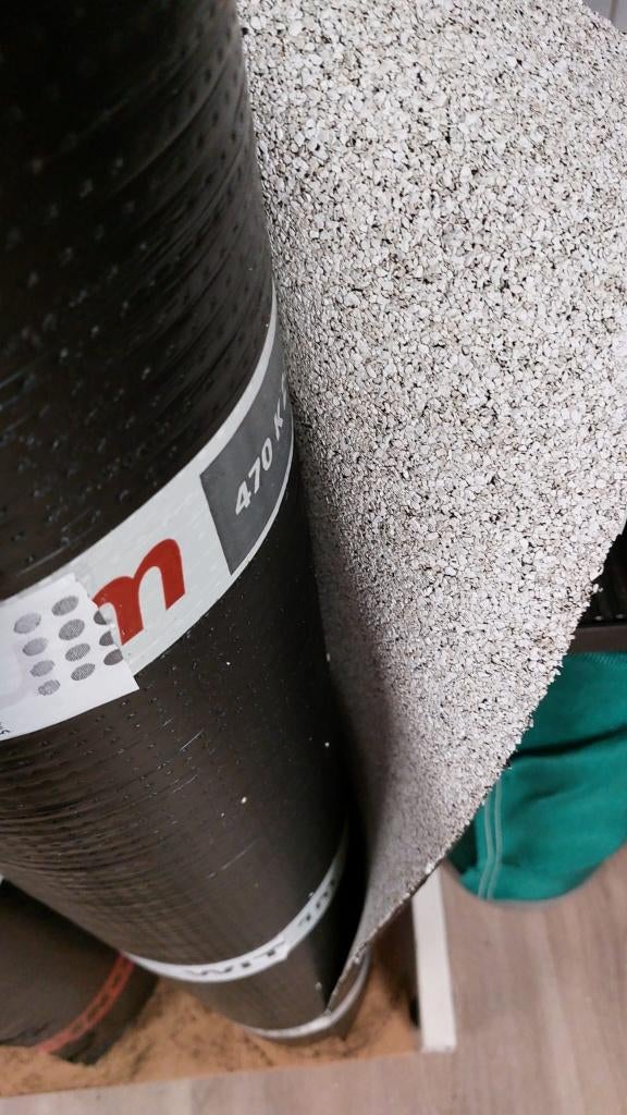 Lascogum mineraal wit 5 x 1 mtr €55,- incl btw/trim/Base/afv, Ophalen, Overige materialen, Overige kleuren, Nieuw