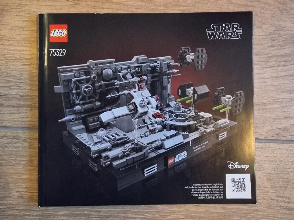 LEGO Star wars Death Star Trench Run diorama 75329, Ophalen of Verzenden, Gebruikt, Complete set, Lego
