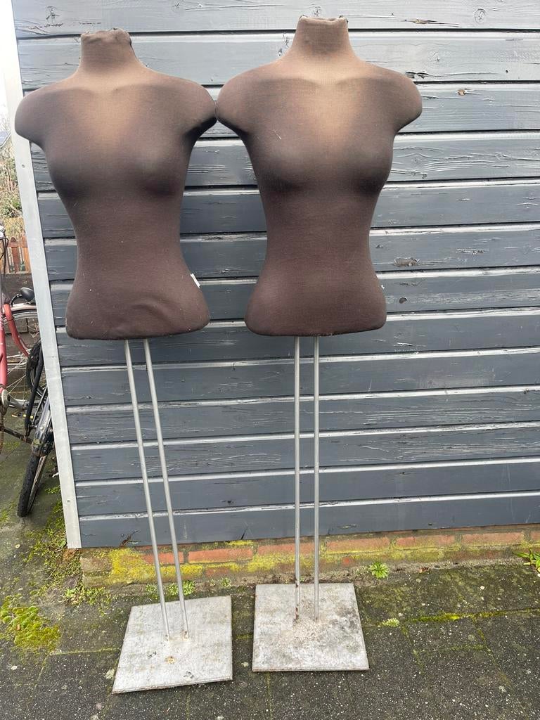 Paspop met standaard braderie markt buste, Ophalen, Zo goed als nieuw, Paspop