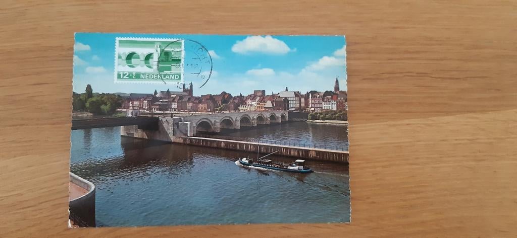 Maastricht Servatiusbrug, Ophalen of Verzenden, 1960 tot 1980, Gelopen, Limburg