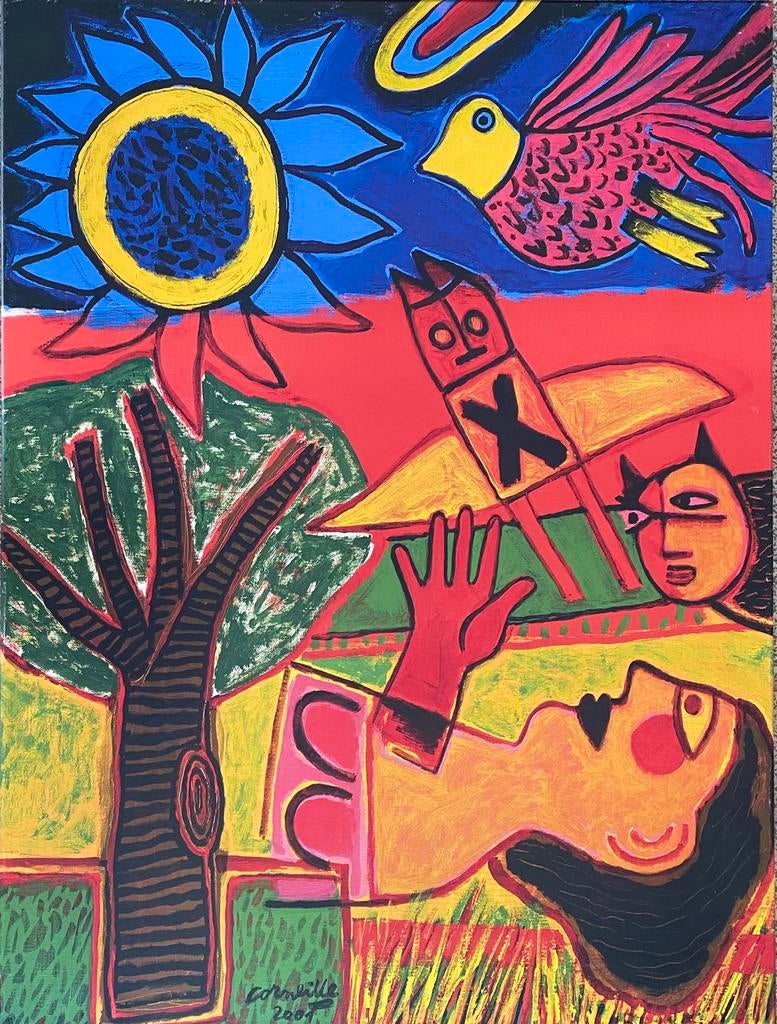 Corneille art-print op canvas Memorable Day, Huis en Inrichting, Woonaccessoires | Schilderijen, Tekeningen en Foto's, Gebruikt