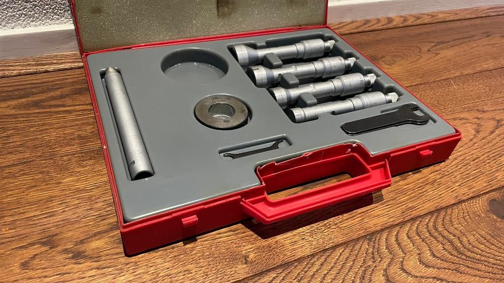 Helios 3 punts binnenmicrometer schroefmaat 20-40mm 0.002, -, Helios, Ophalen of Verzenden, Zo goed als nieuw