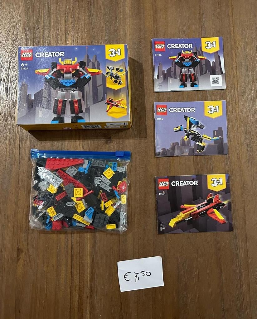 Lego Creator 31124 compleet., Ophalen of Verzenden, Zo goed als nieuw