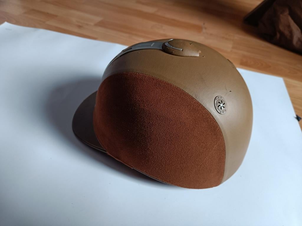 Cap recreatief mennen bruin maat 57 maar instelbaar vanaf 54, Ophalen of Verzenden, Overige soorten, Cap