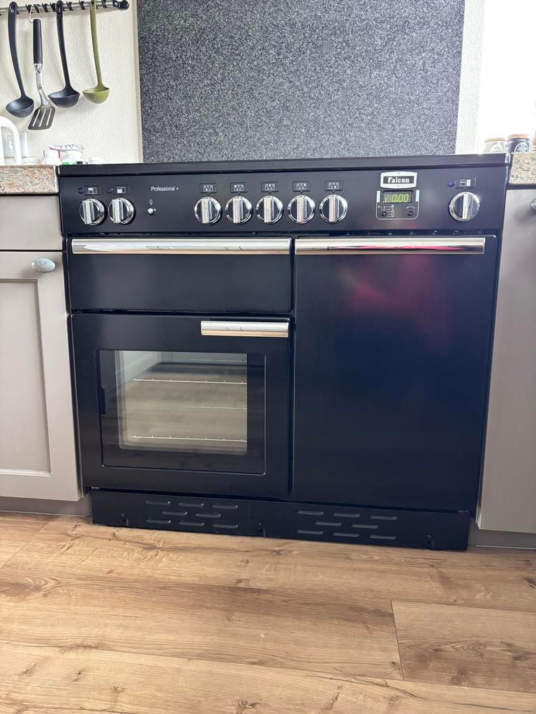 Falcon Professional+ Inductie Fornuis met Afzuigkap, Witgoed en Apparatuur, Fornuizen, Ophalen, Gebruikt, 60 cm of meer, Inductie