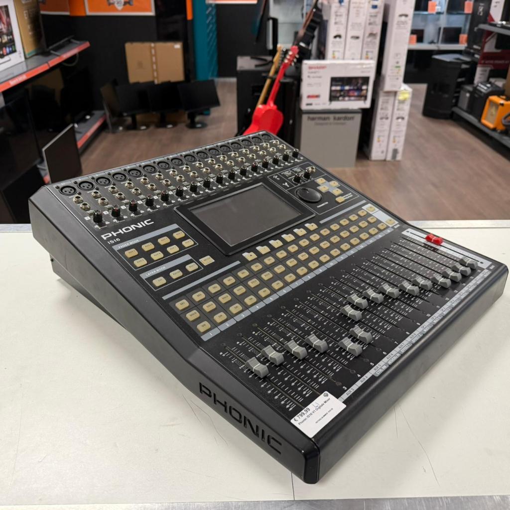 Phonic IS16 V1 Digitale Mixer, Flex Ltd., Zo goed als nieuw, https://flex.com/contact-us, Nobelstraat 10, 5807 GA Oostrum LB, Limburg, Nederland