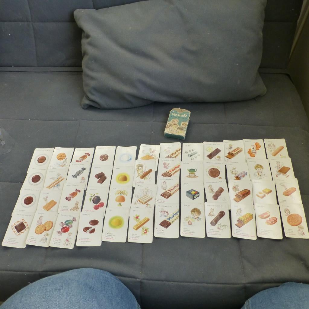 kwartet Verkade in een groene verpakking, Verzamelen, Speelkaarten, Jokers en Kwartetten, Ophalen of Verzenden, Zo goed als nieuw