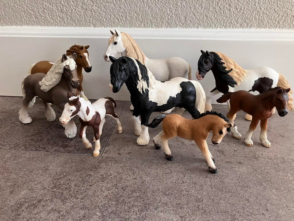 Grote schleich paarden, Ophalen of Verzenden, Zo goed als nieuw, Paard, Beeldje of Figuurtje