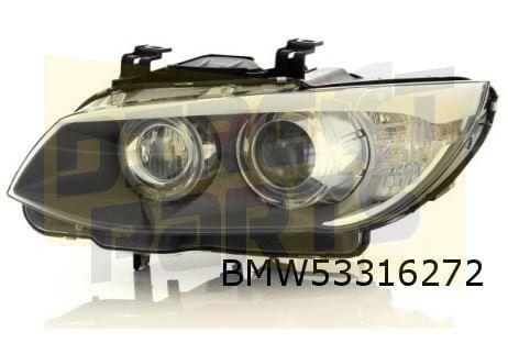 BMW 3-serie (5/10-) koplamp (Bi-Xe) Rechts (met actieve boch