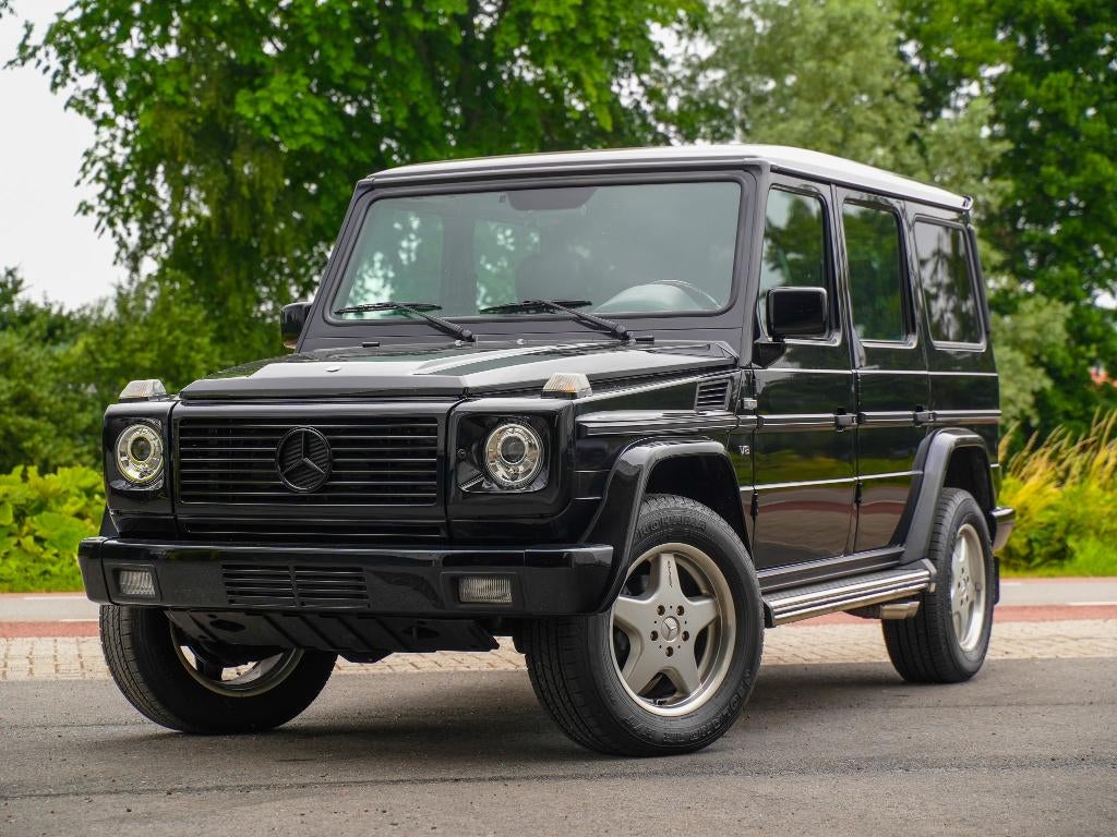 Mercedes G500 2000 Youngtimer, Auto's, G-Klasse, Zwart, Leder, Bedrijf