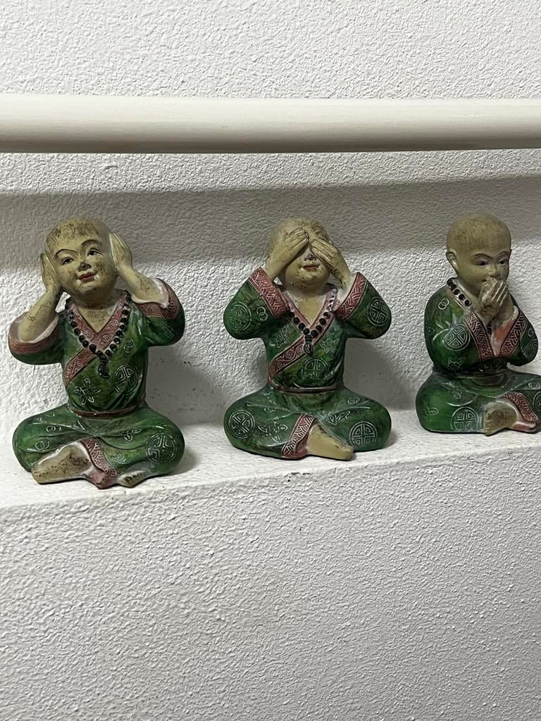 Horen zien en zwijgen monnikjes, Verzamelen, Ophalen of Verzenden, Zo goed als nieuw