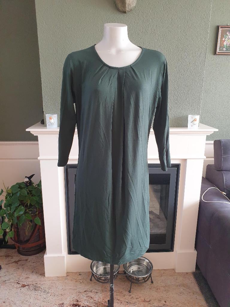 Summum Woman mooie groene jurk L 42 44, Summum Woman, Verzenden, Maat 42/44 (L), Zo goed als nieuw