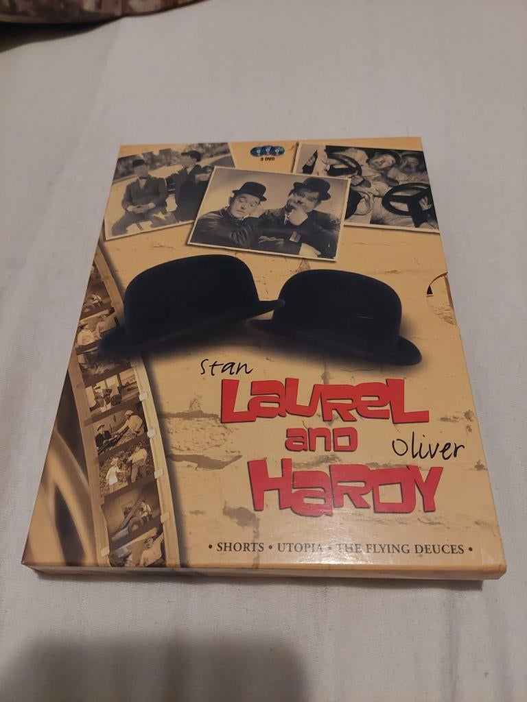 Laurel And Hardy. 3 Dvd's., Alle leeftijden, Ophalen of Verzenden, Voor 1940, Komedie