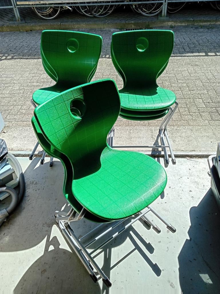 Partij van 9 Venton Panton werkstoelen, stoel, Ophalen, Eén