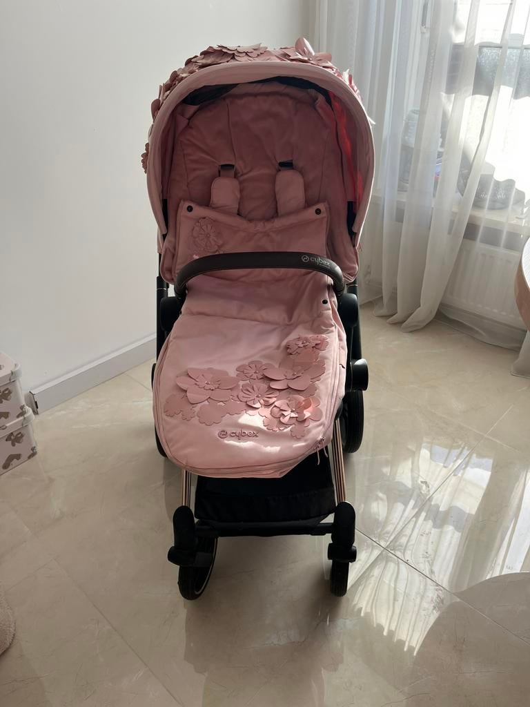 Cybex priam 4 roze rosegold, Ophalen of Verzenden, Zo goed als nieuw, Verstelbare rugleuning
