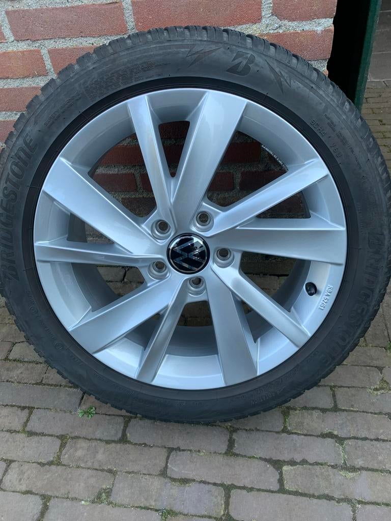 Originele vw velgen 17 inch, Auto-onderdelen, Banden en Velgen, Ophalen, Gebruikt, Velg(en), 17 inch