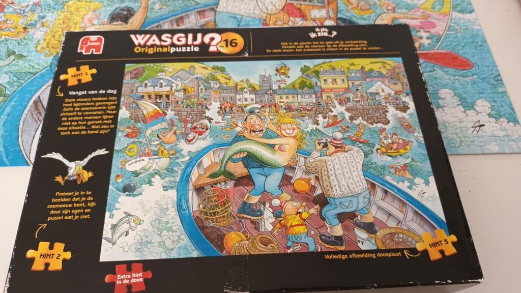 Een wasgij puzzel, Ophalen of Verzenden, 500 t/m 1500 stukjes, Zo goed als nieuw
