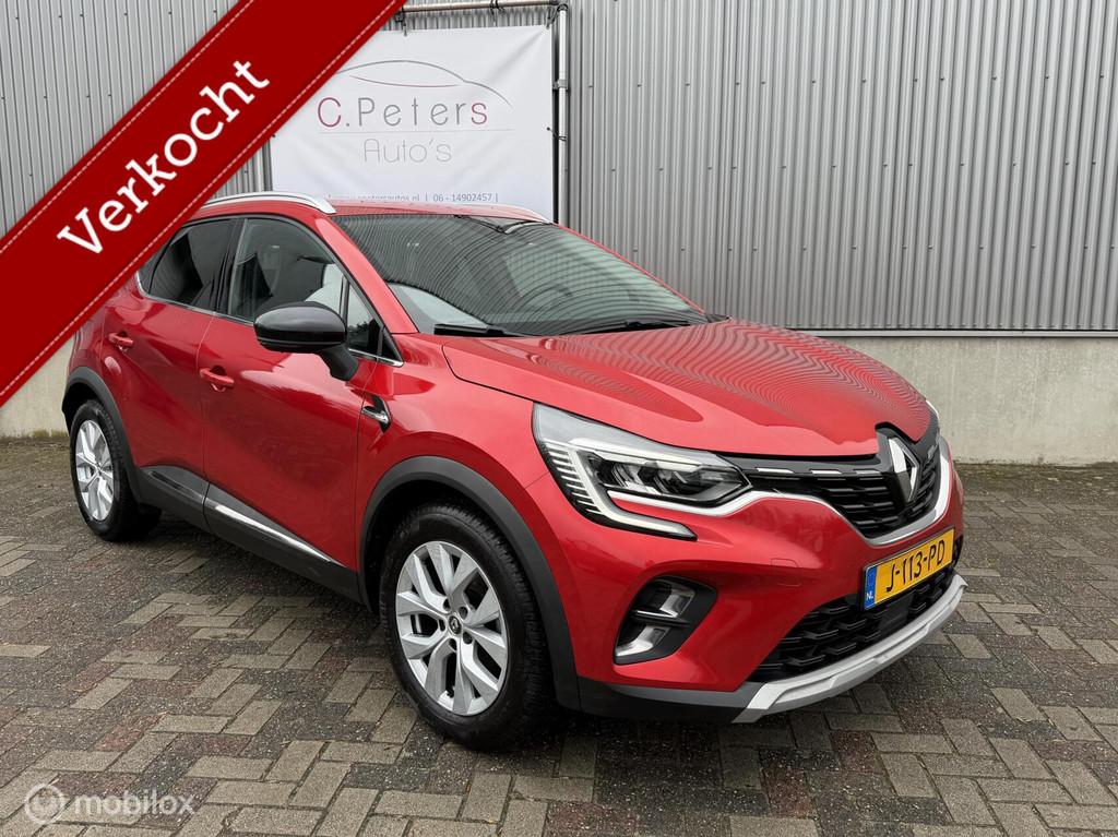 Renault Captur VERKOCHT 1.0 TCe 100 Bi-Fuel LPG Intens 2020, Voorwielaandrijving, Gebruikt, Euro 6, Leder en Stof