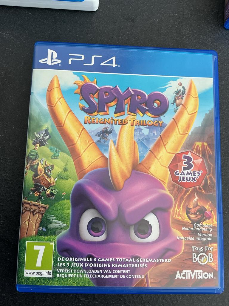 Spyro Reignited Trilogy PS4 - 3 Remastered Games, Spelcomputers en Games, Games | Sony PlayStation 4, 1 speler, Ophalen of Verzenden