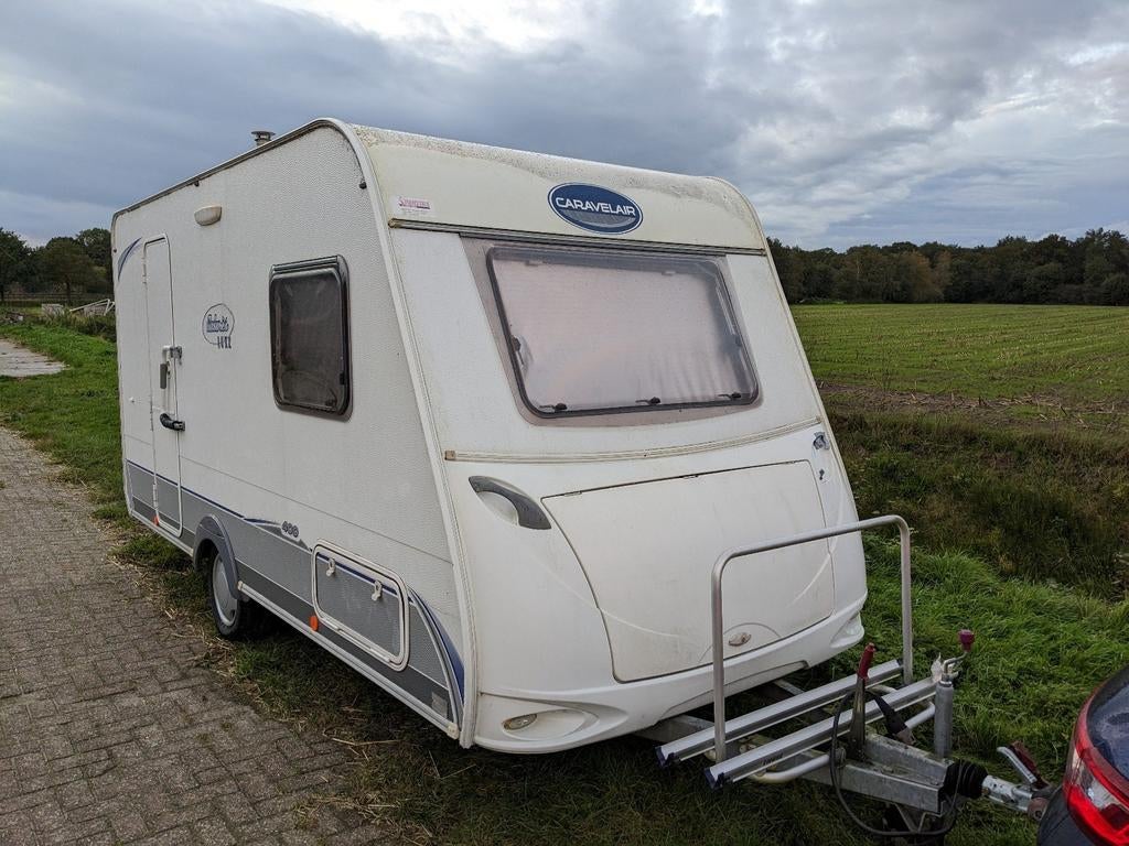 Caravelair Antares de Luxe 400 - met voortent, Caravans en Kamperen, Treinzit, Particulier, 4 tot 5 meter, Caravelair