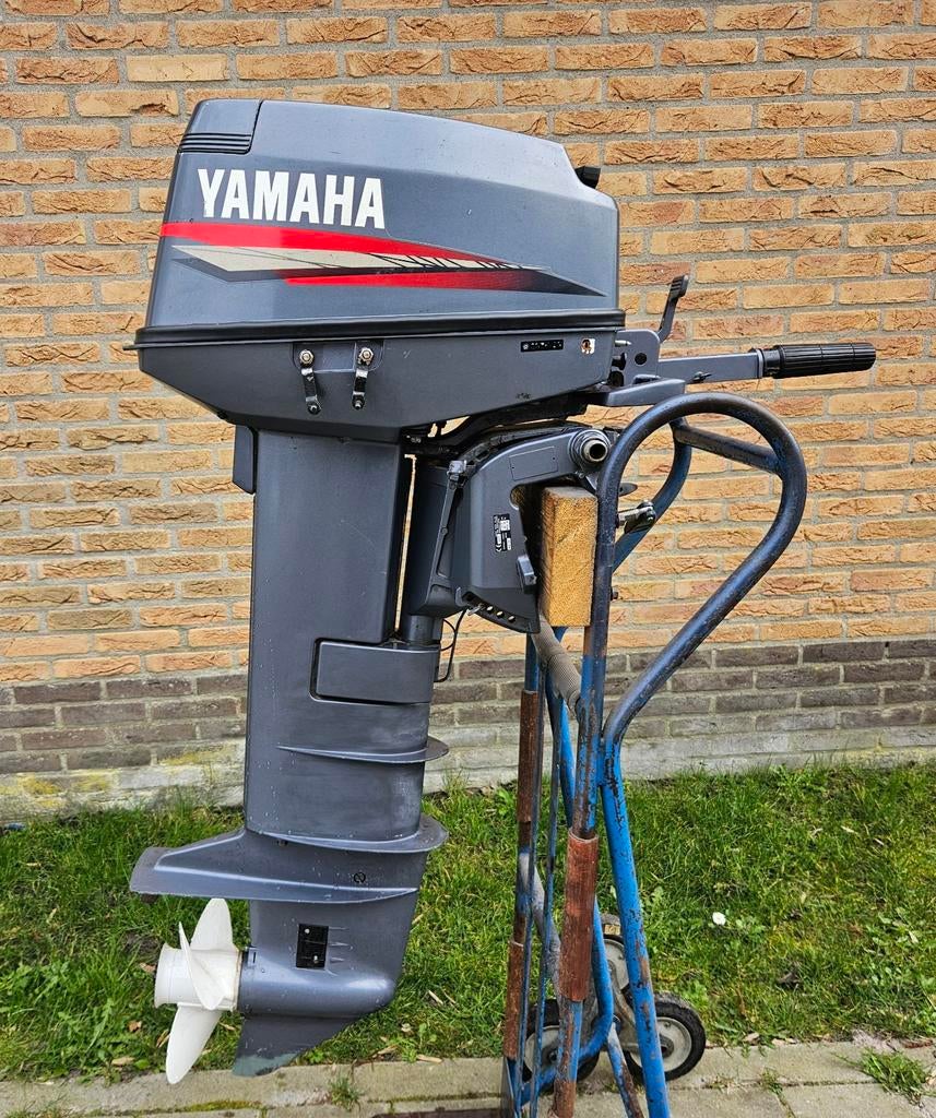 Yamaha 25 pk autolube, langstaart, Ophalen, 10 tot 30 pk, Gebruikt, Onbekend