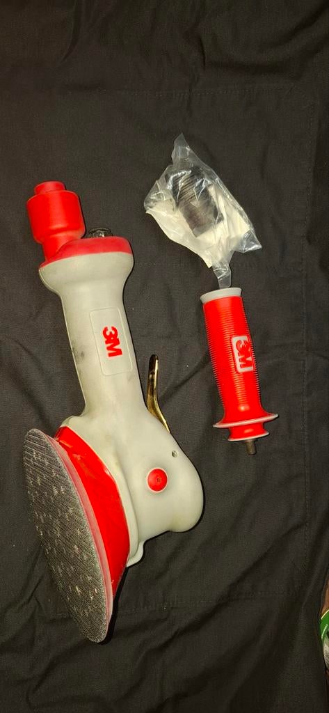 3M Pneumatische Schuurmachine 150mm  1x Gebruikt, Doe-het-zelf en Verbouw, Gereedschap | Schuurmachines, Ophalen of Verzenden