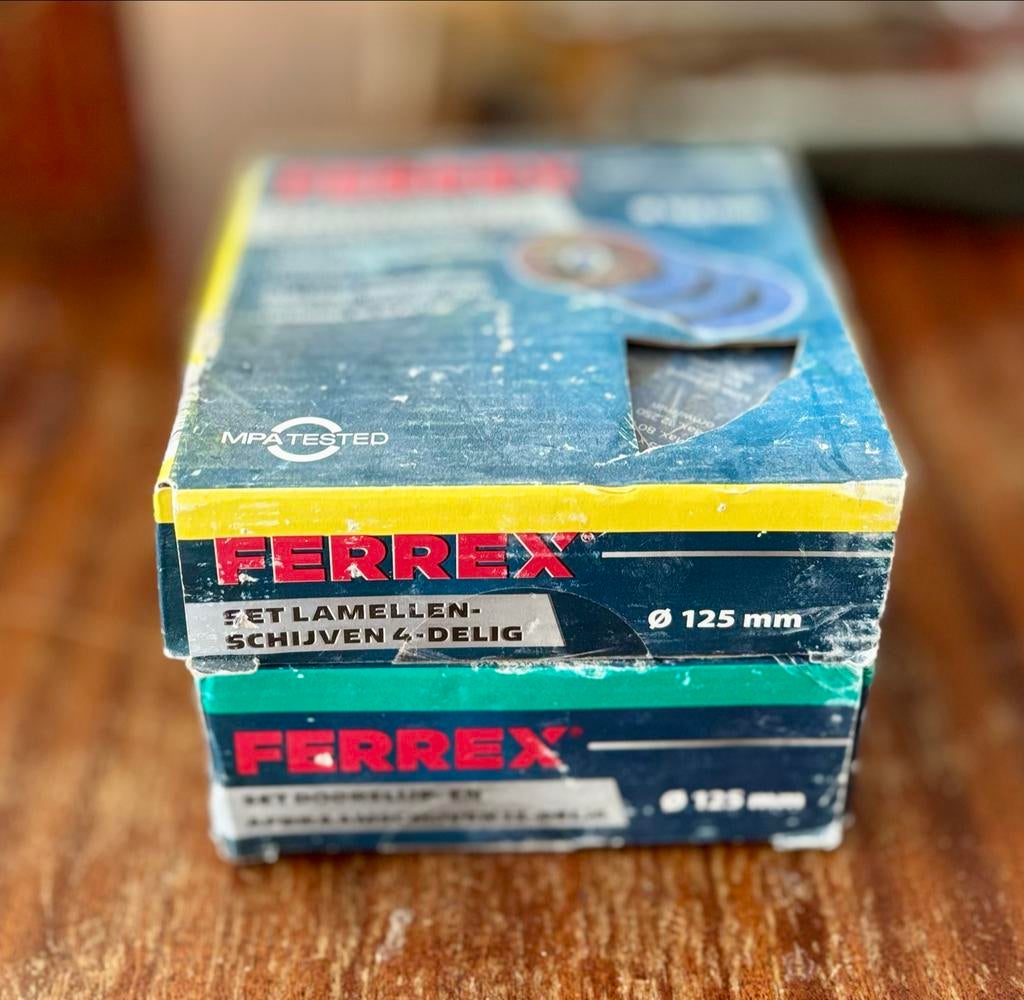 Ferrex Lamellenschijven en Doorslijpschijven 125mm, Ophalen of Verzenden, Nieuw, 1000 watt of meer, Overige typen