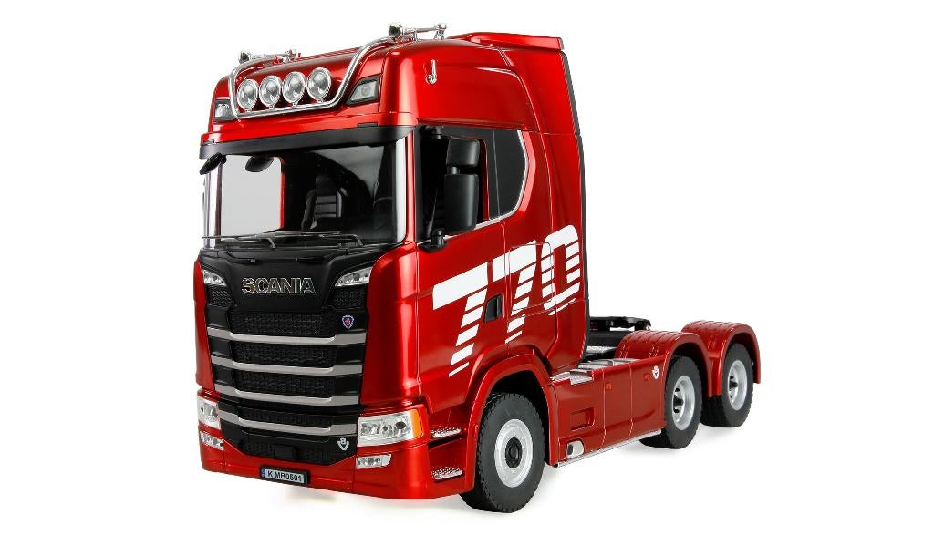 Huina Scania 770 S Truck Unit 6x4 1:18 Rood, Elektro, Nieuw, Ophalen of Verzenden, Auto onroad