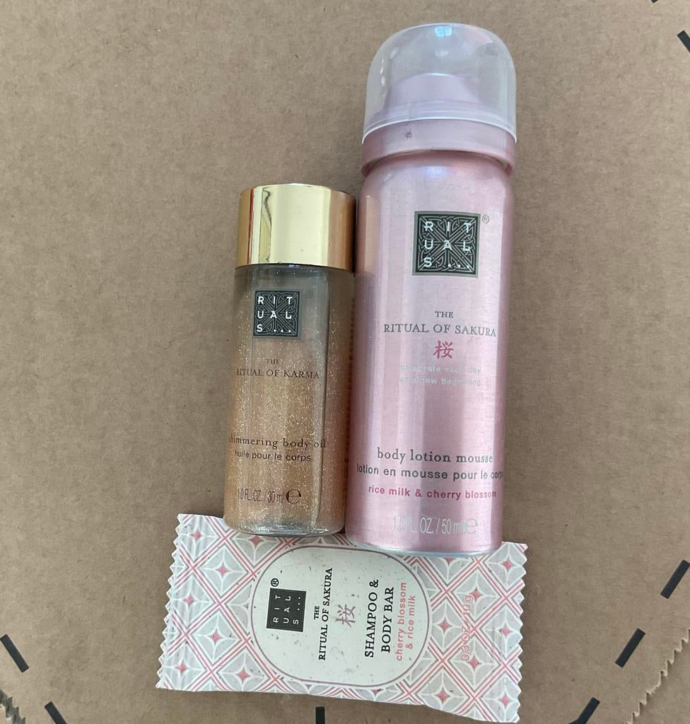Rituals Mini Set: Sakura & Karma Bodyproducten, Sieraden, Tassen en Uiterlijk, Uiterlijk | Lichaamsverzorging, Ophalen, Nieuw