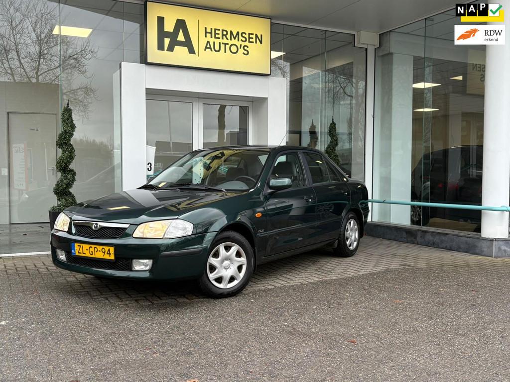Mazda 323 1.5i GLS|Airco|Trekhaak|Elek.Ramen|APK|, 4 cilinders, 400 kg, Metallic lak, Origineel Nederlands