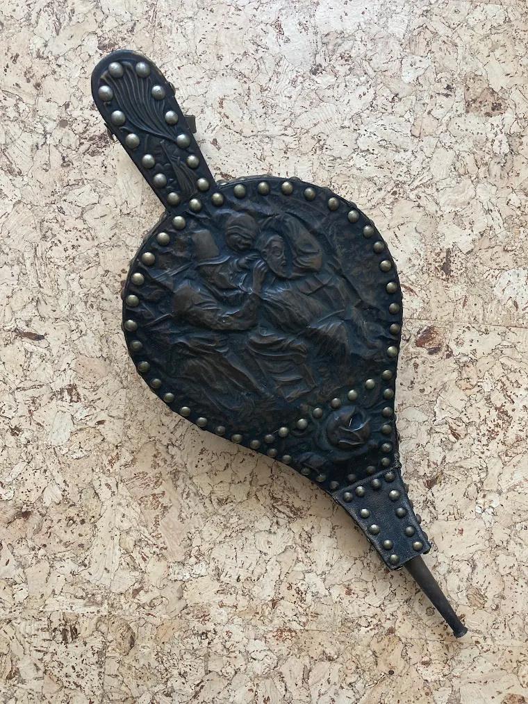 Antieke blaasbalg, Ophalen of Verzenden, Gebruikt