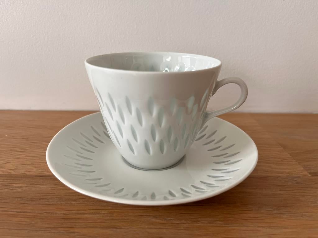 Riisi kop en schotel van Arabia Finland, Ophalen of Verzenden