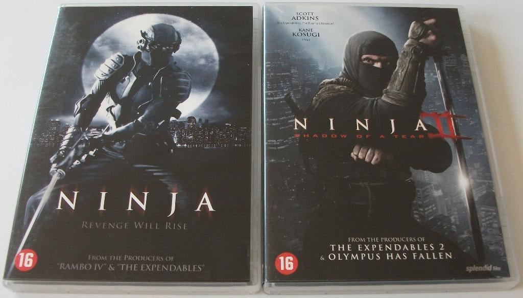 Dvd *** NINJA *** Deel 1 + 2, Vanaf 16 jaar, Ophalen of Verzenden, Zo goed als nieuw, Actie