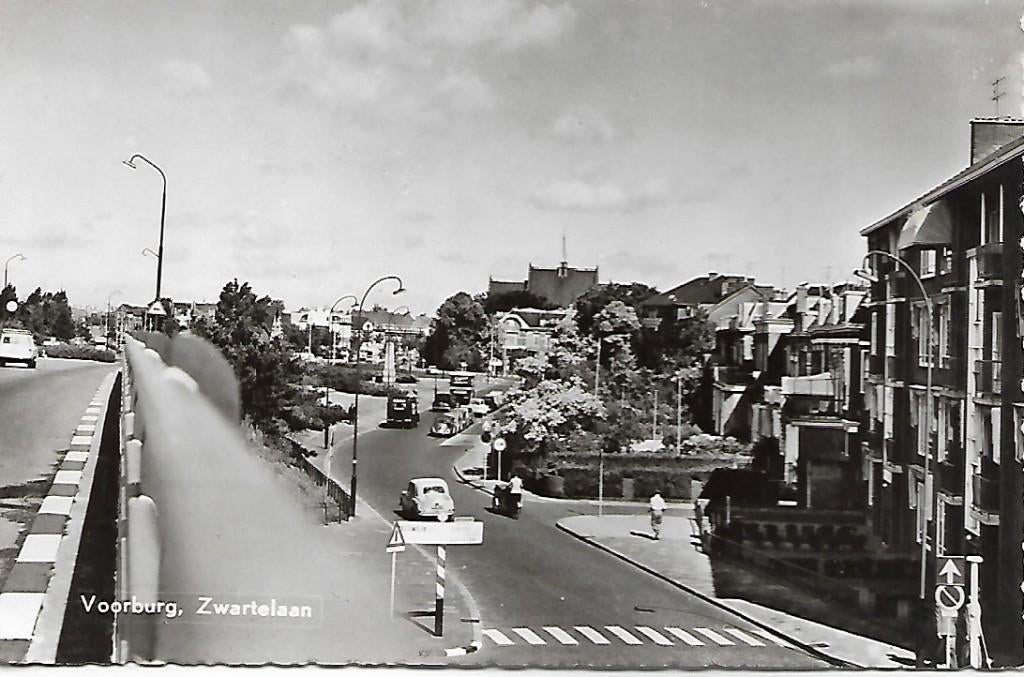 Voorburg Z.H.; ZWARTEWEG, Ophalen of Verzenden, 1940 tot 1960, Ongelopen, Zuid-Holland