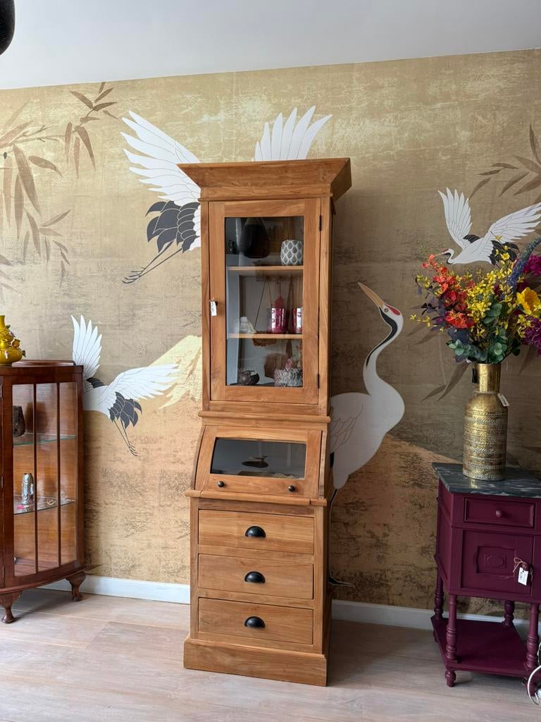 Buffetkast van onbehandeld teakhout, Met deur(en), 200 cm of meer, Teakhout, Wouwww by Janou