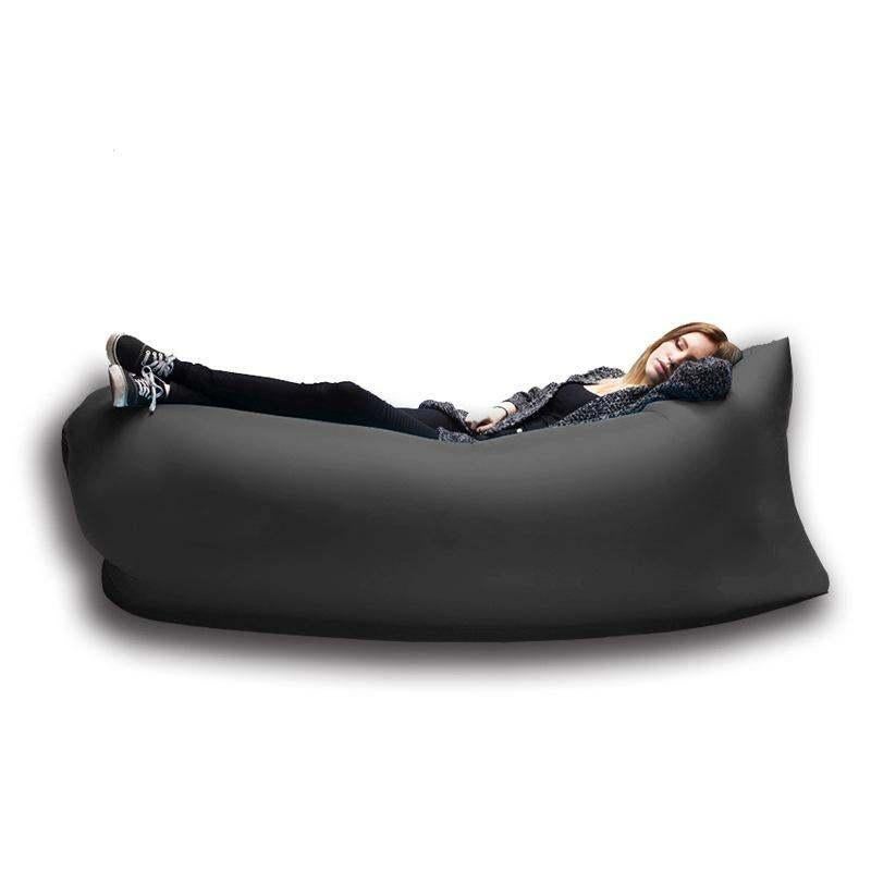 Airlounger zwart zitzak, Ophalen, Zo goed als nieuw, Zwart, Zitzak