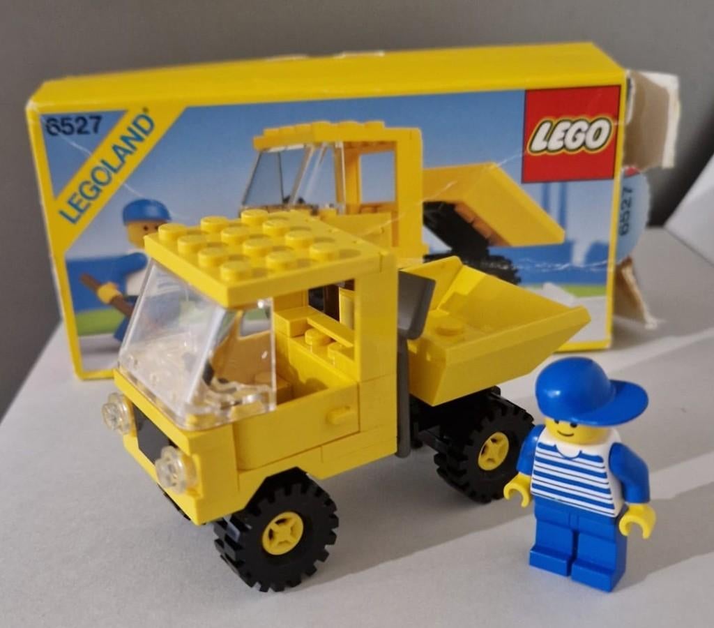 Lego 6527 Tipper Truck 1989 met doos, Ophalen of Verzenden, Gebruikt, Complete set, Lego