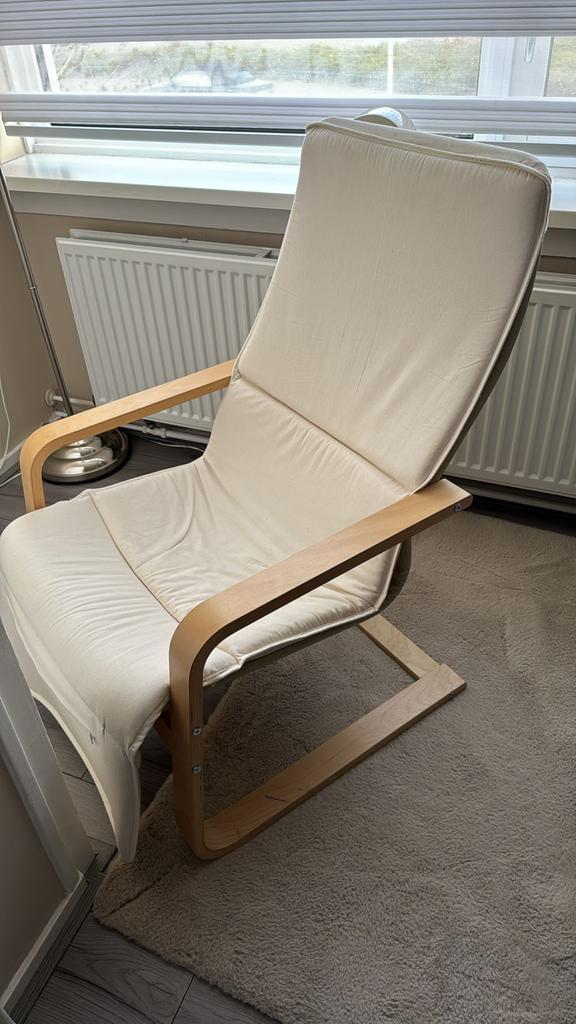 Ikea fauteuil, Huis en Inrichting, Fauteuils, Ophalen, Gebruikt, 75 tot 100 cm, 50 tot 75 cm