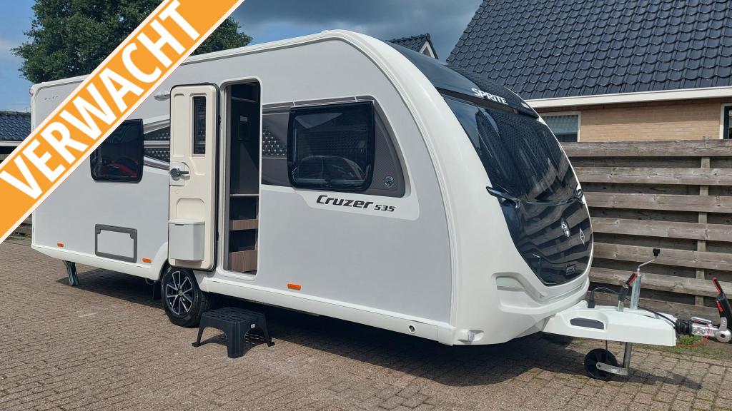Sprite Cruzer 535 SR 2026 . Nieuw binnen !, Standaardzit, Overige typen, Bedrijf, 5 tot 6 meter
