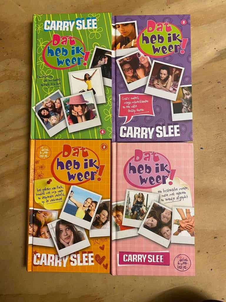 Boekenserie Carry Slee - Dat heb ik weer! (deel 1-4), Ophalen of Verzenden, Gelezen, Fictie