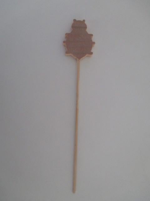 Houten figuren; oa lieveheersbeestje, winter, kerstbal, ster, Ophalen of Verzenden, Nieuw, Materiaal